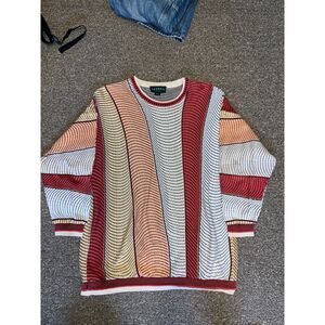 Vintage Tundra Canada Knit Sweater 2XL Biggie Coogi Style